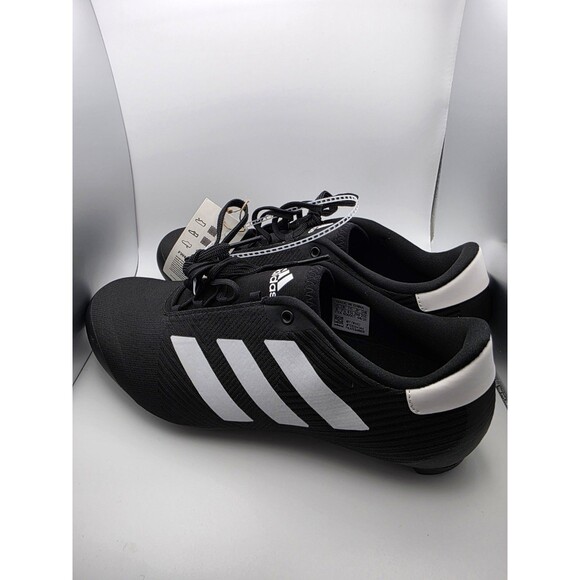 NWT Adidas The Road Cycling Shoes Core Black/Cloud White Mens 8 Womens 9 New - Picture 4 of 4